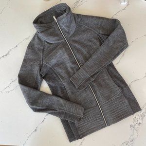 Lululemon Zip Up Thick Collar Sweater